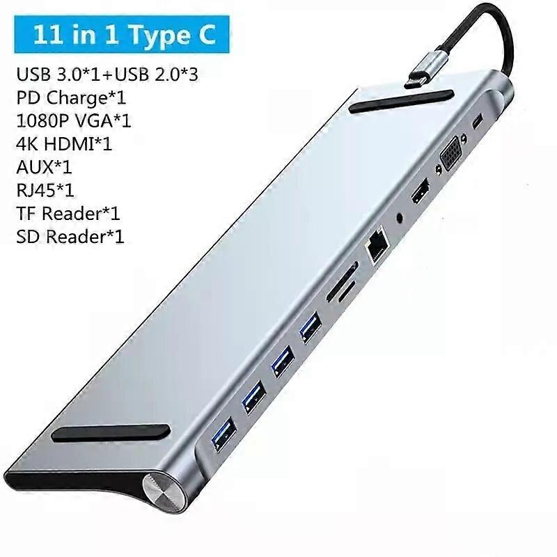 USB Hub USB To Type C Adapter USB C Hub 3 0 Usb Splitter 4K Hdmi Hub For Macbook Air M1 2.0 USB C Micro SD Card Reader RJ45 Hub