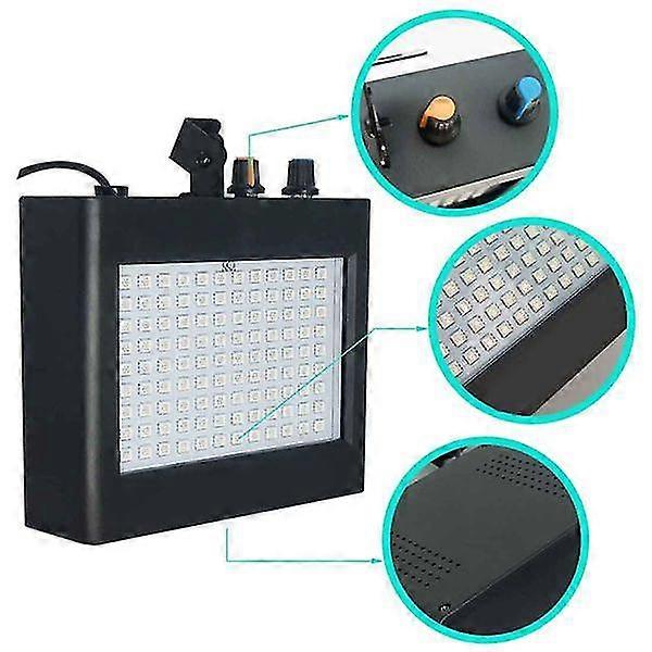 180 Strobe Flash Light Portable 35W Rgb Remote Sound Control Strobe Speed Adjustable For Stage Disc
