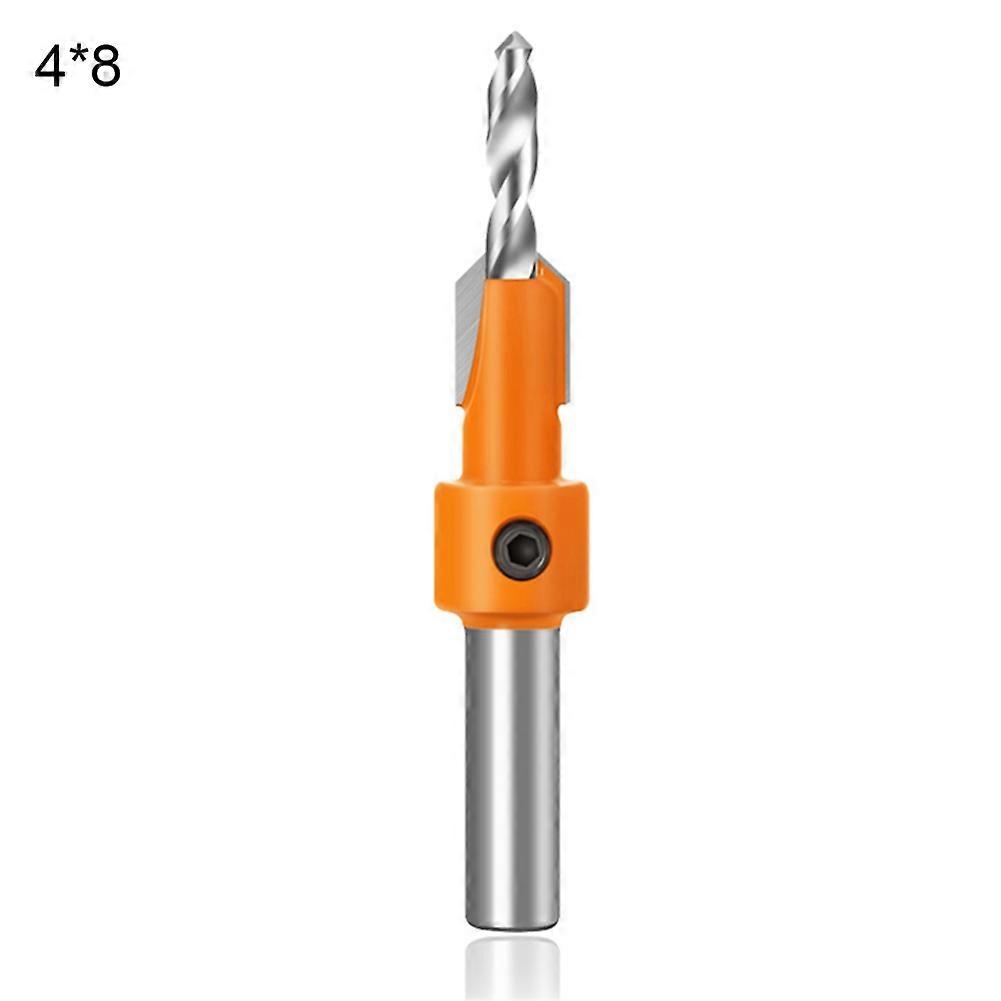 8mm Durable Alloy Carbon Steel Woodworking Countersunk Screw Step Drill Tool