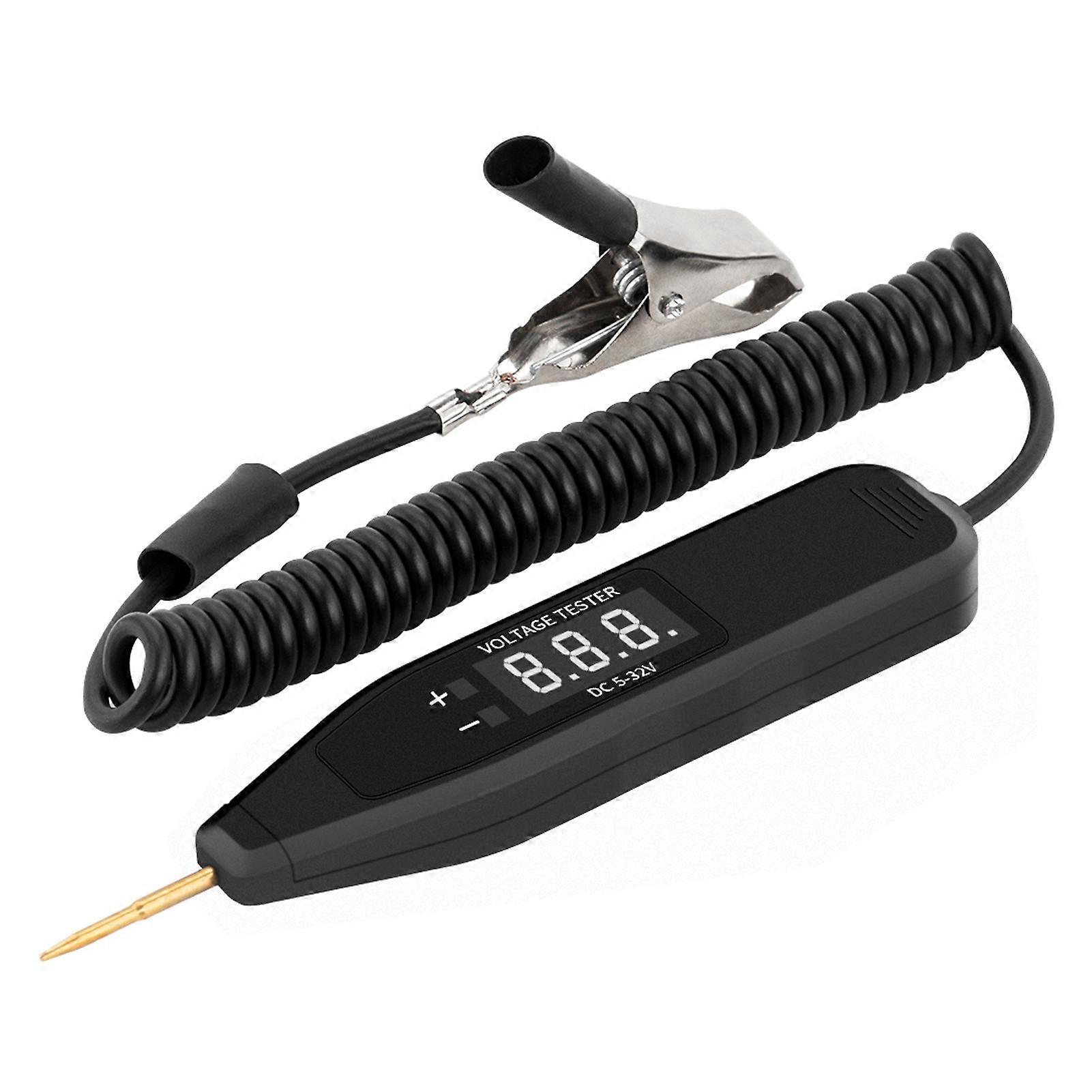 Electric Pen Digital Display High Accuracy Reliable Car LCD 5-36V Voltage Test Pen for Car