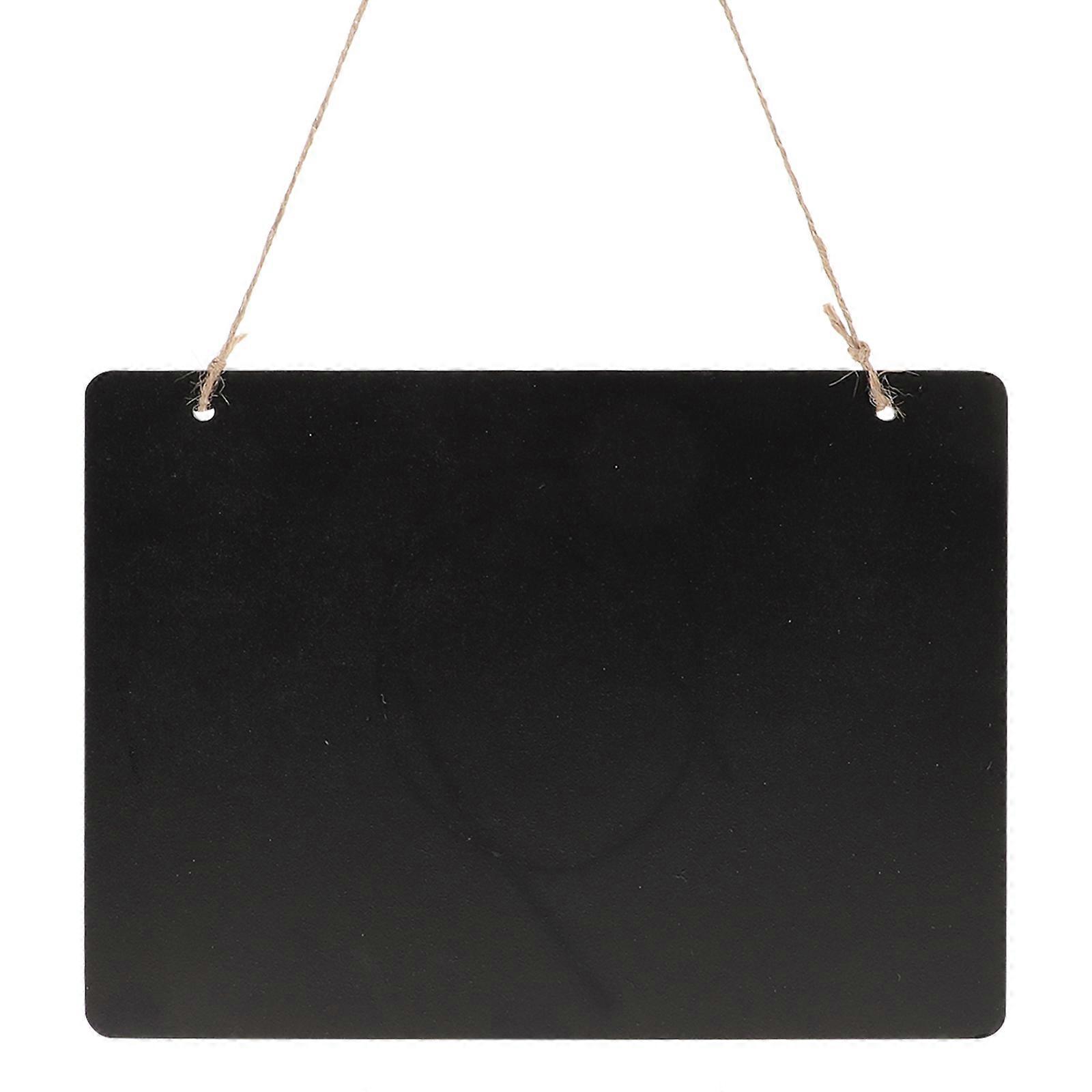 Chalkboard Sign Double-Sided Erasable Message Board Blackboard Wall Decor Signs with Hanging String (160209)