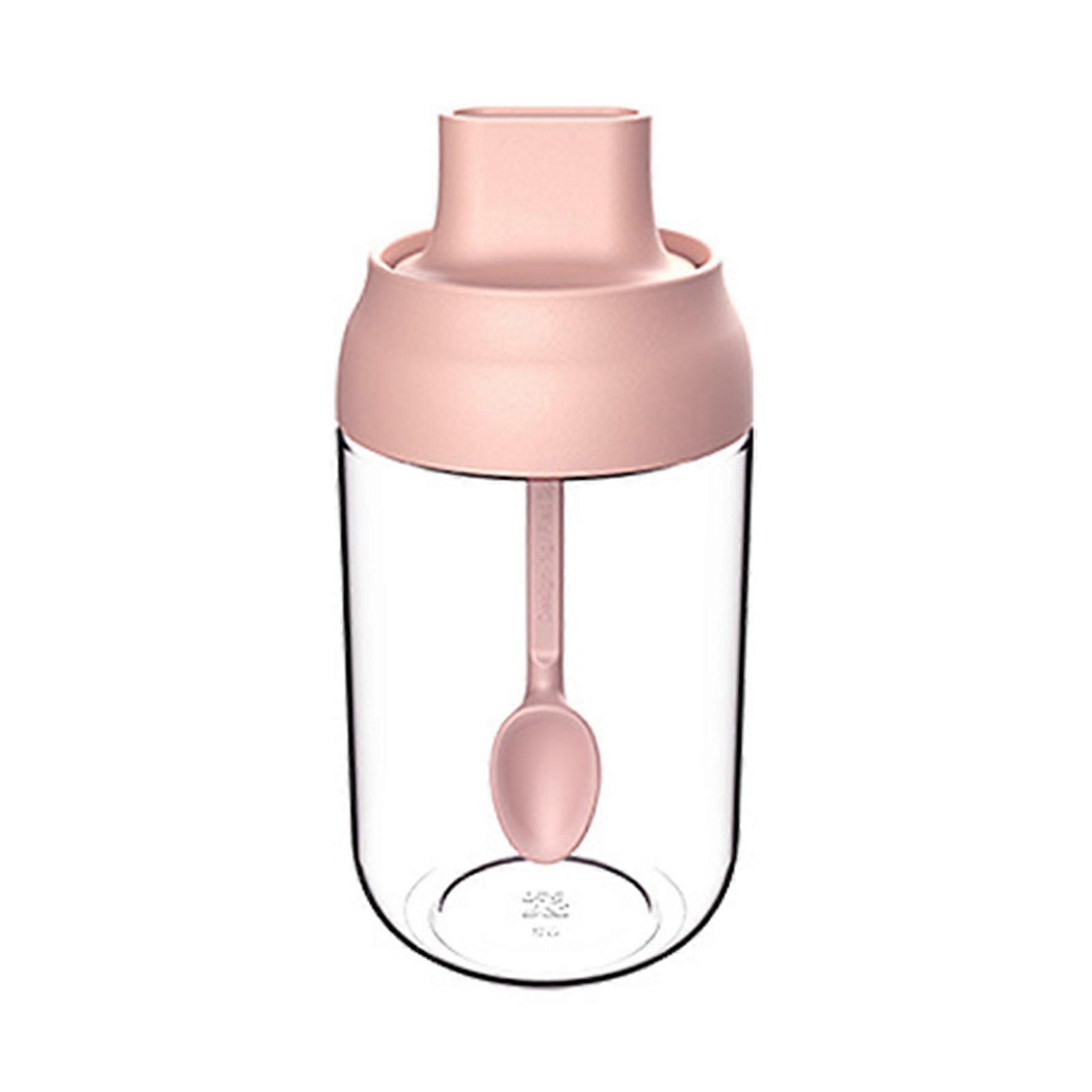 250ml Multifunctional Moistureproof Pepper Oil Seasoning Bottle with Lid Spoon JiKaiX