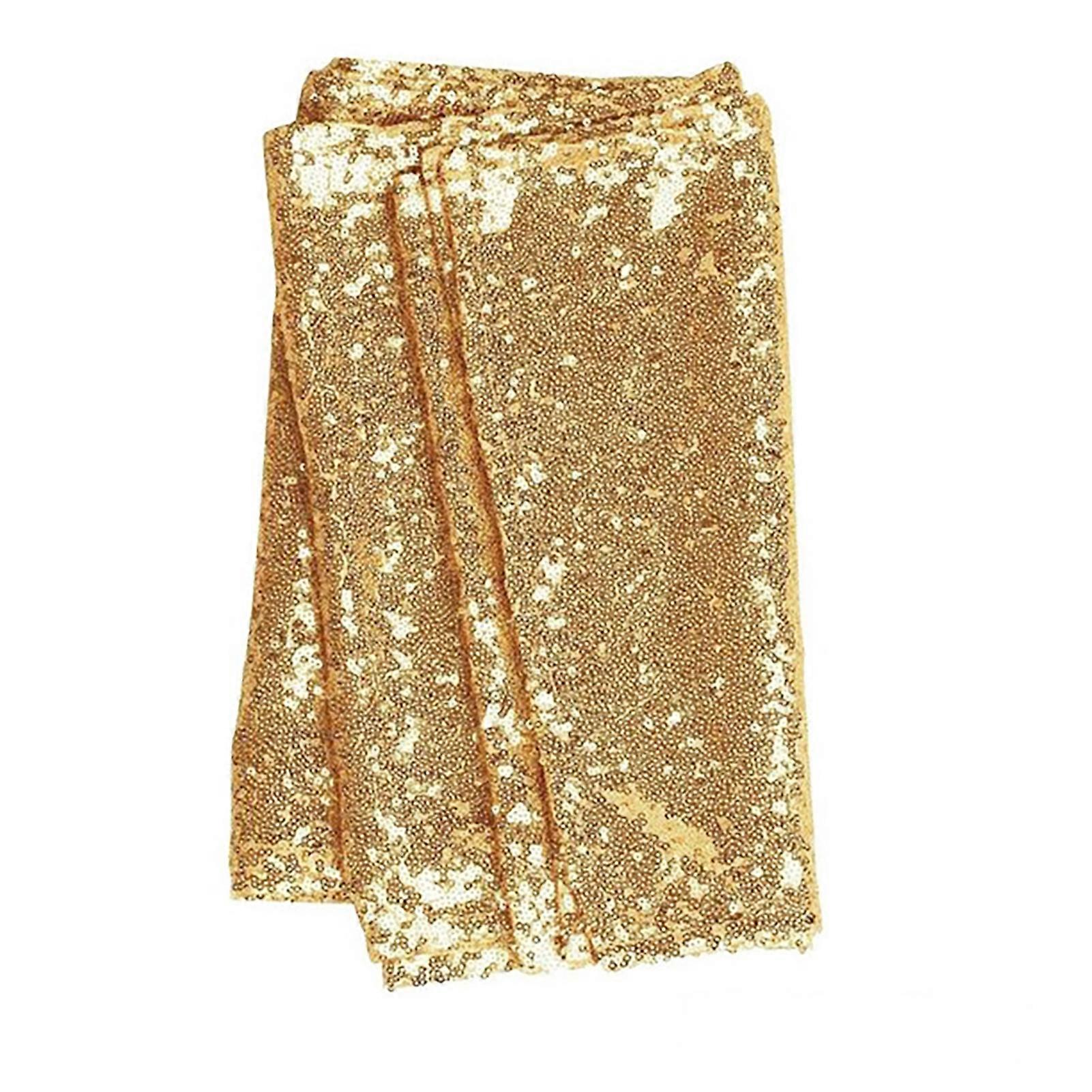 Sparkling Table Runner Heat Insulation Paillette Cloth Outdoor Patio Sequin Party Table Runner for Indoor