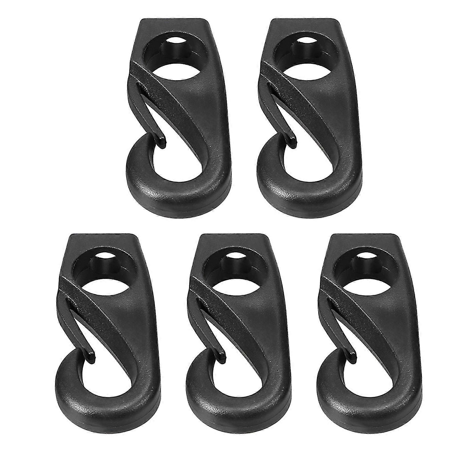 5pcs Rope Hook Wear-resistant Multifunction High Efficiency Easy To Adjust Corrosion-resistant Secure Reusable Canoe Shock Line Bungee Hook Ka
