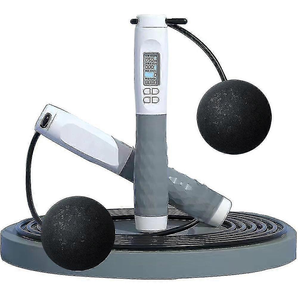 Weighted Jump Rope For Fitness, With Calorie Counter, Speed  Ping Rope Forworking Out, Exercise High Quality