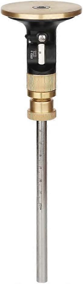 Wheel Marking Gauge Kit - Micro Adjuster Roller Stop Head Metric Imperial Brass Ruler Marking Tool