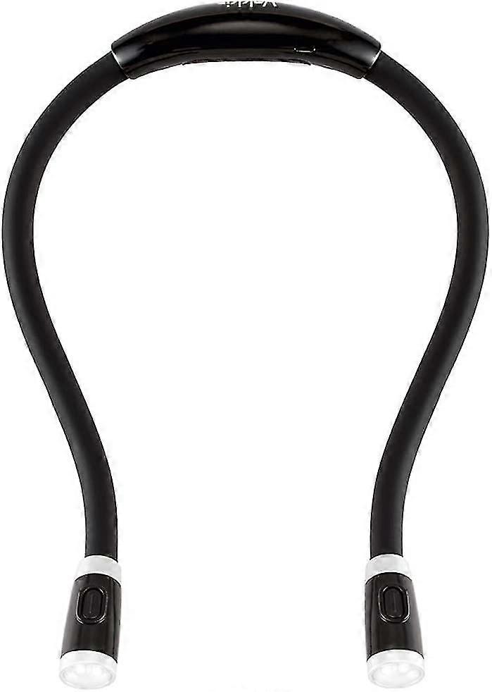 Led Book Light, Neck Hug Reading Lights For Relaxed Reading In Bed, Knitting Lamp 3 Brightness Level