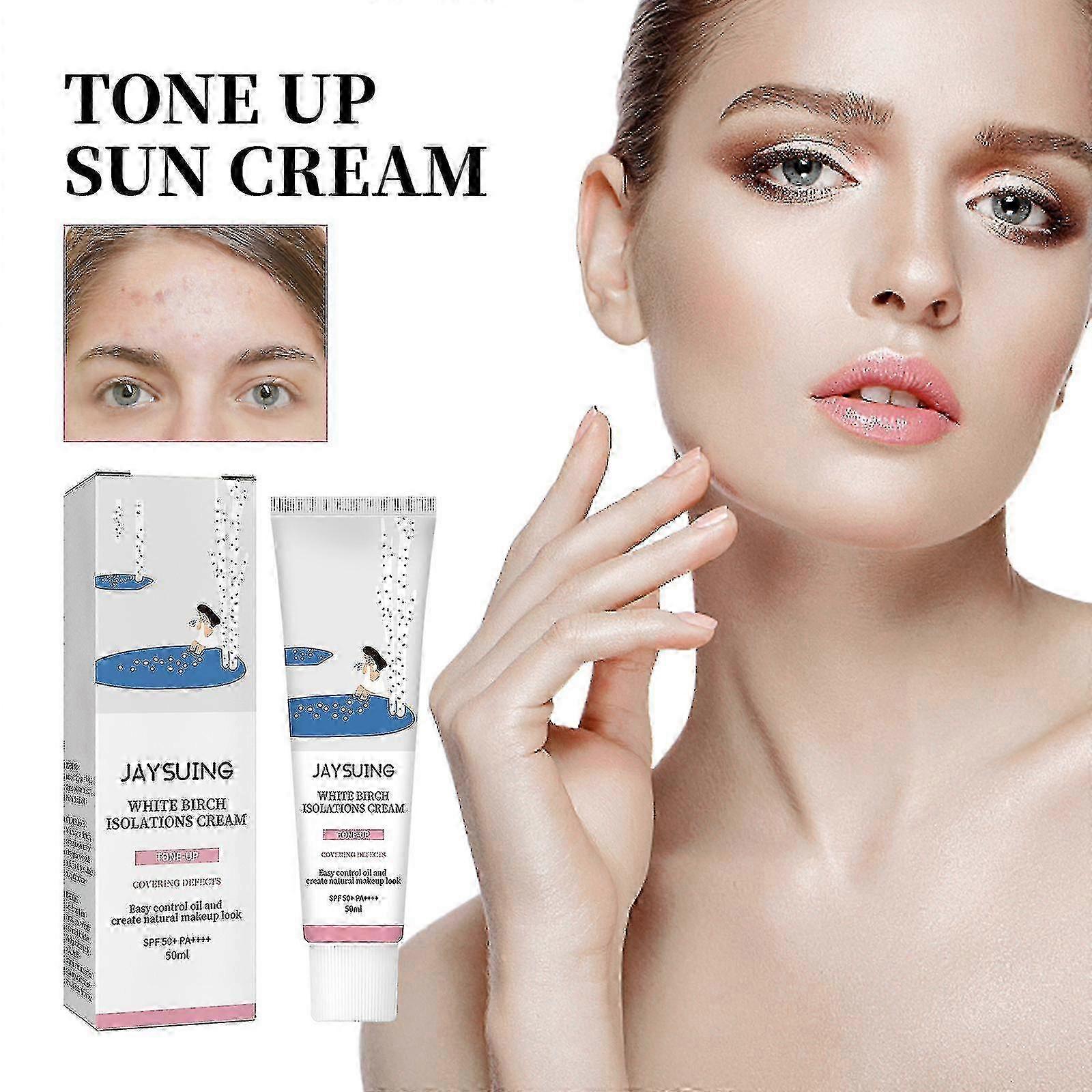 1pc Jaysuing Isolation Sunscreen Moisturizing Refreshing Concealer Summer Protection Uv Even Skin Tone Sunscreen