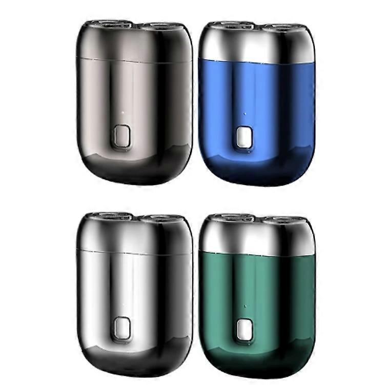 Upgrade Pocket Shaver USB Mini Shaver for Men, Double Ring 3D Knife Net