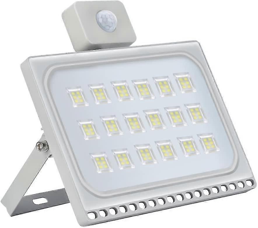 100w Outdoor Led Floodlight Motion Detector Waterproof Ip65 10000lm Security Lamp 5700k Cold White Outdoor Led Spotlight Detector For Garden, Garages