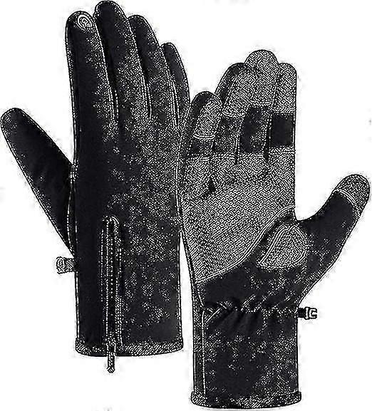 Waterproof Winter Gloves -30 Warm Windproof All Fingers Touch Screen Gloves For Men Skiing And Outdoor Work Cc