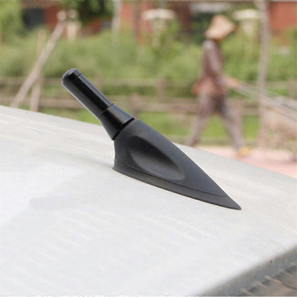 Universal Black Car Roof Antenna Carbon Fiber Short and long Auto Roof Radio Aerial Accessories Enhanced Signal 3.5cm 12cm