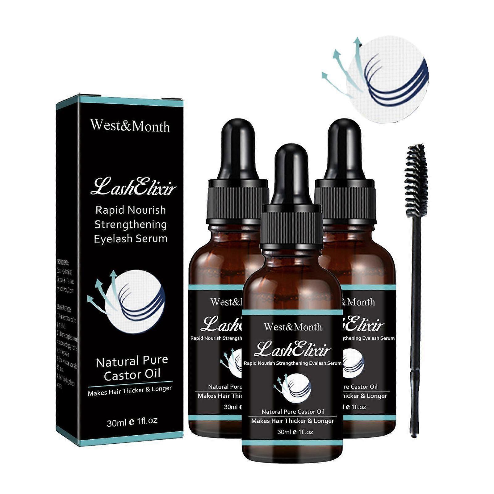 Castor oil LashElixir Rapid Growth Strengthening Eyelash Serum