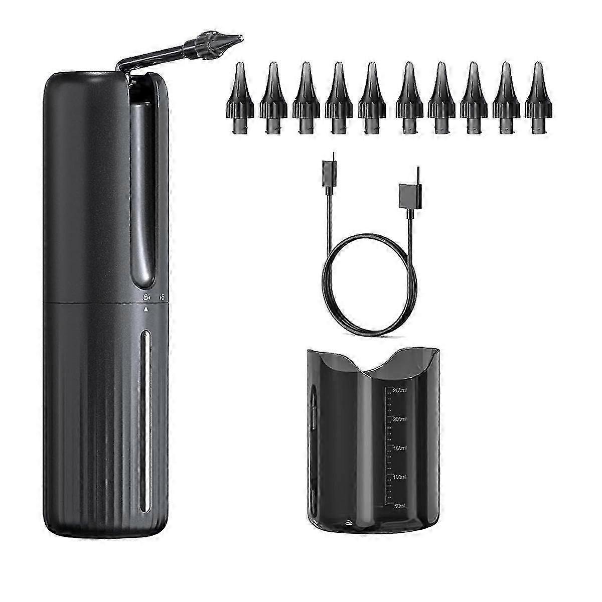 Tool Water Powered Electric Ear Cleaning Kit With 10 Ear Tips Waterproof