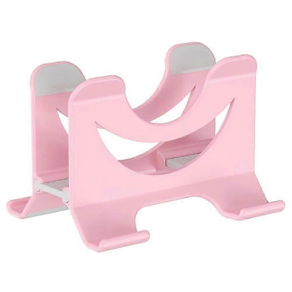 Vertical Laptop Stand Desktop Holder Notebook Dock Space-saving For /// For Chrome Book Pink