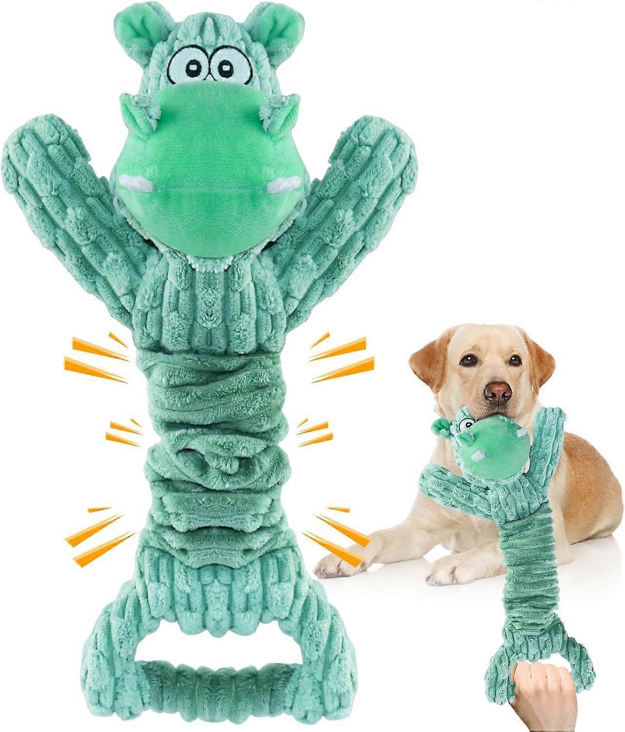 SBSGV Large Squeaky Dog Toys: Plush Dog Toys with Soft Fabric for Small, Medium, and Large Pets - Tug of War Dog Toys for Indoor Play