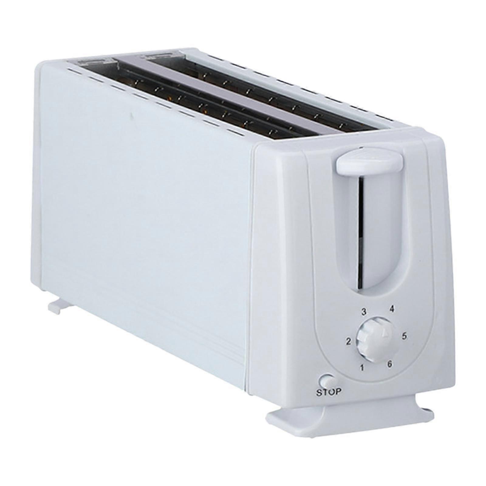 Bread Toaster 4 Slices Compact UK Plug Panini Maker for Snacks Baking Bagels