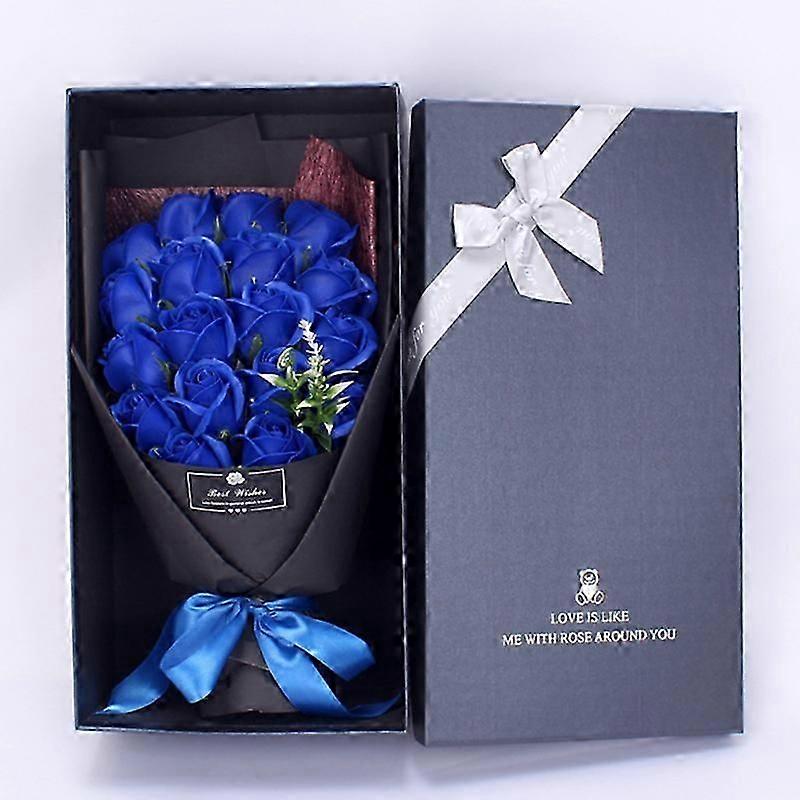 18 Bouquet Artificial Soap Rose Flower Wedding Party Decor Valentine Day Gift