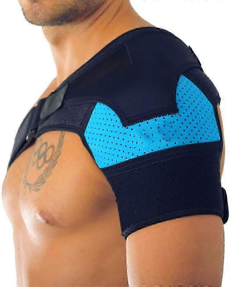 Shoulder Brace For Men And Women Compression Support For Torn Rotator Cuff And Other Shoulder Injuries(1pcs, Black) Th