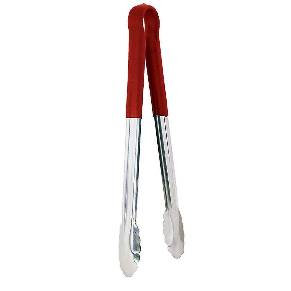 TOPP - 16RE Stainless Steel Spring Tongs 16", PVC - Free, No DEHP (Di - Ethyl Hexyl Phthalate)