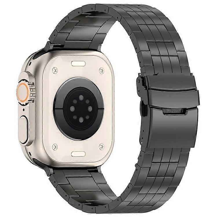 Compatible For Apple Watch Series 9 8 7 41mm / 6 5 4 SE (2022) SE (2023) SE 40mm / 3 2 1 38mm Watch Strap 5-Bead Titanium Alloy Br