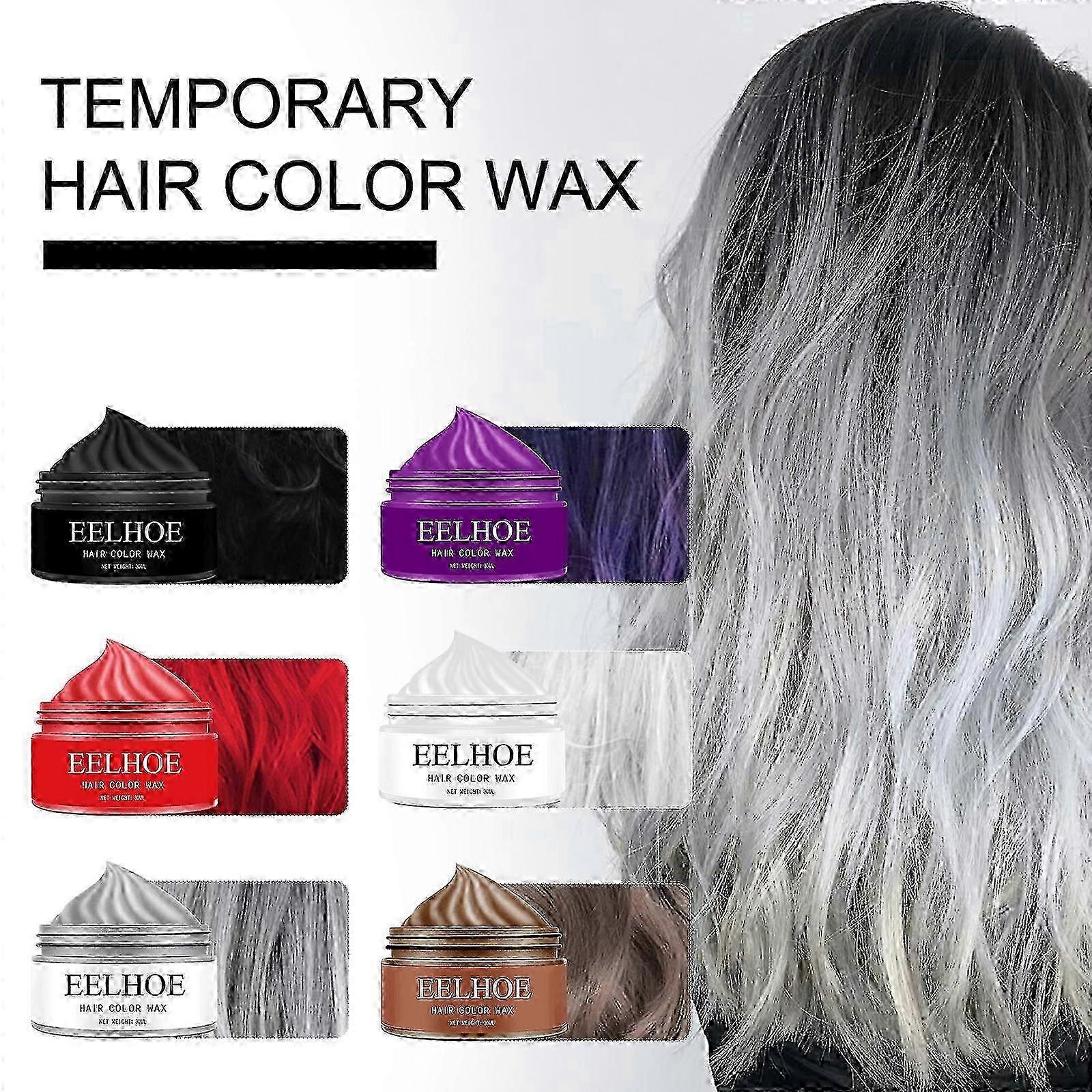 Wax Mud Long-lasting Styling Fluffy Dyed Wax