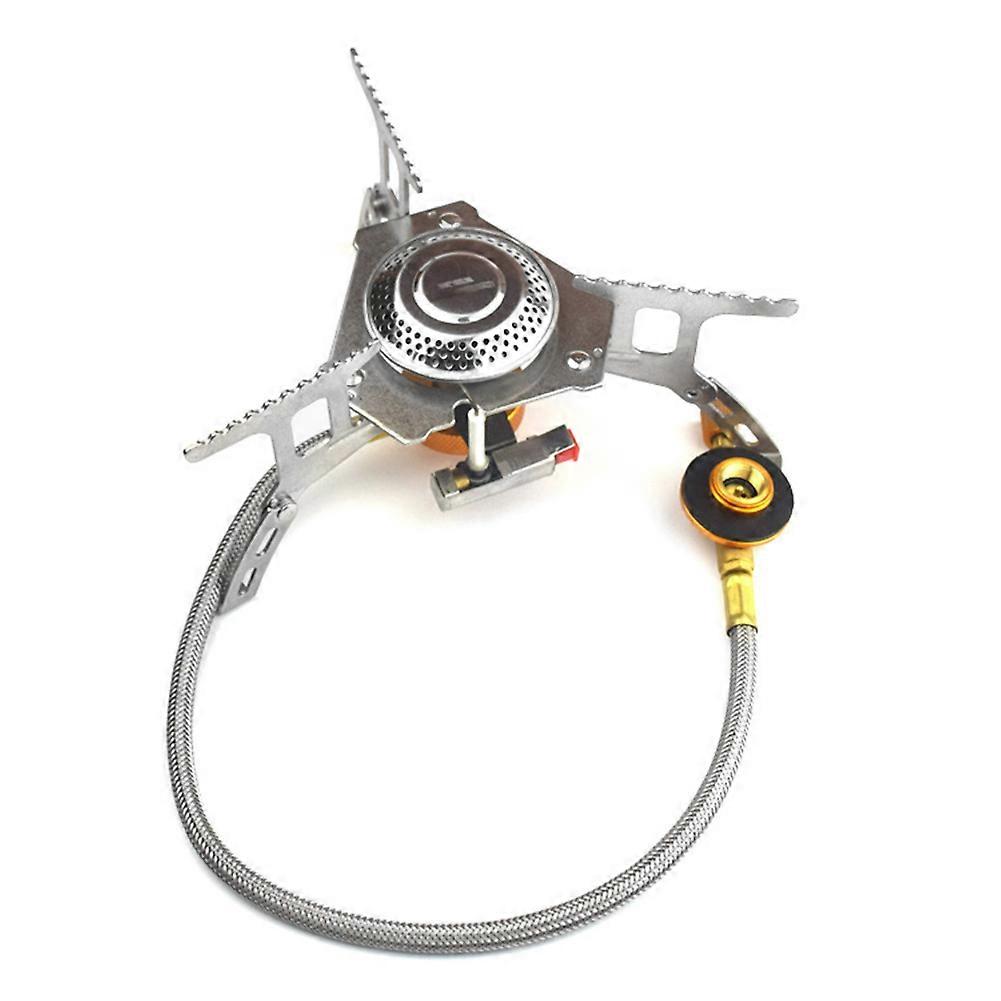 户外燃气灶露营折叠不锈钢电子炉便携式分体式炉灶，用于烹饪远足野餐