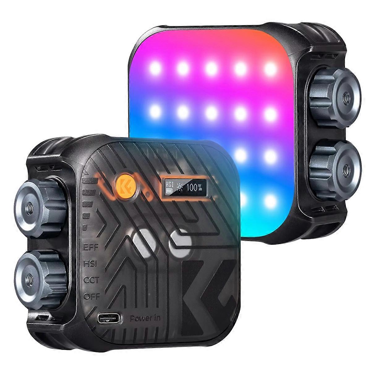 New Concept Bi-Color LED Video Light 2000mAh Rechargeable Portable Lights 2500K-9900K Photography C