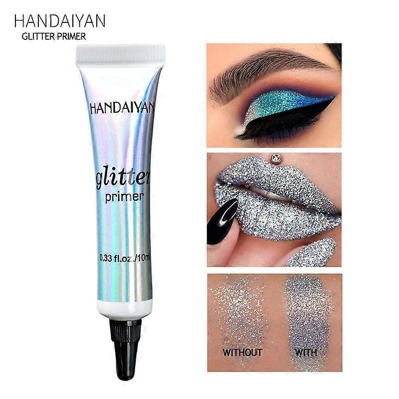 HANDAIYAN Glitter Primer Sequin Eyeshadow Powder Primer Waterproof Lasting