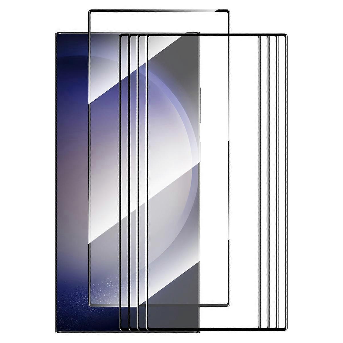 5Pcs for Samsung Galaxy S24 Ultra Full Coverage Screen Protector (Fingerprint Unlock)