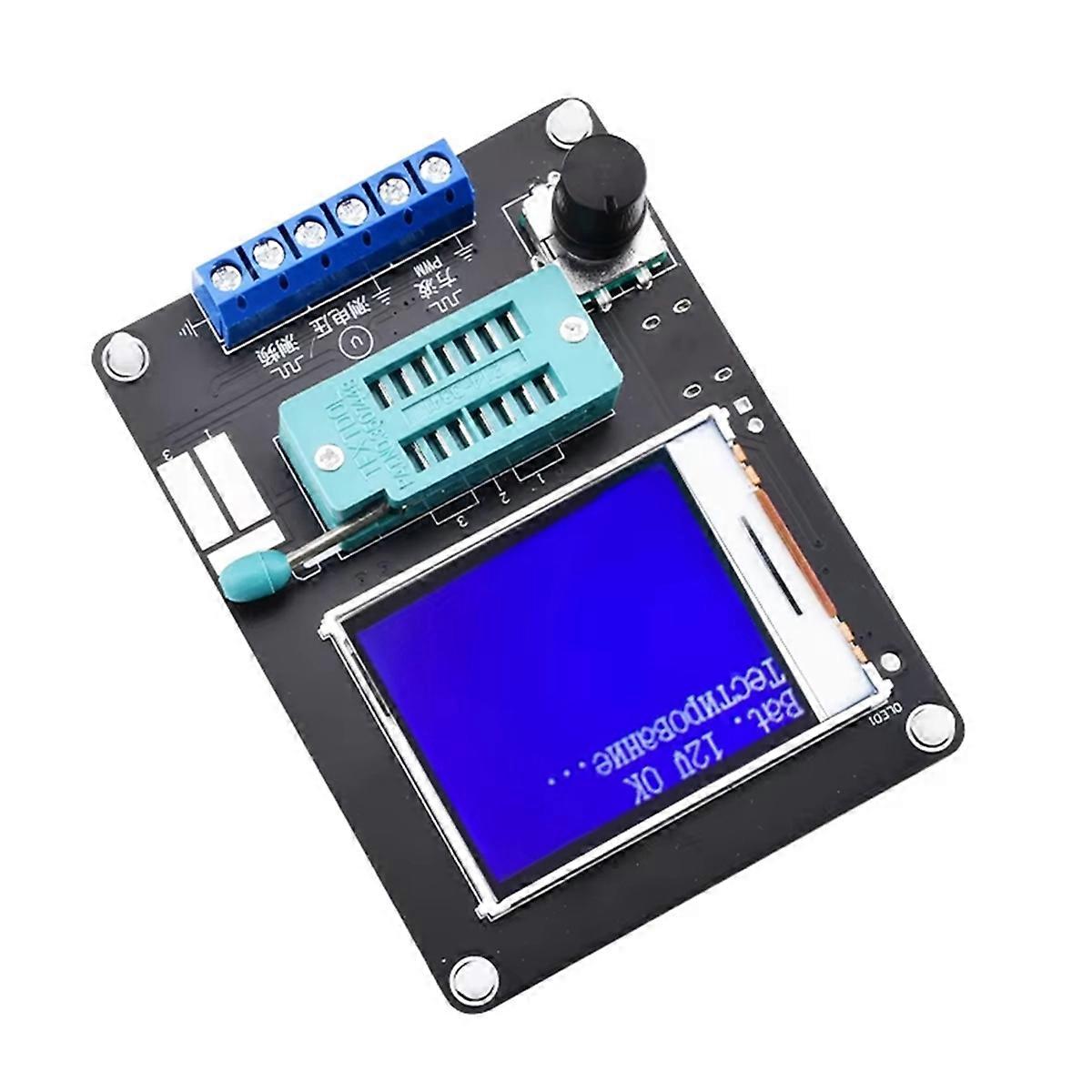 GM328A Transistor Tester Diode Capacitance Voltage Frequency Meter PWM Square Wave Signal Generator Russian Version