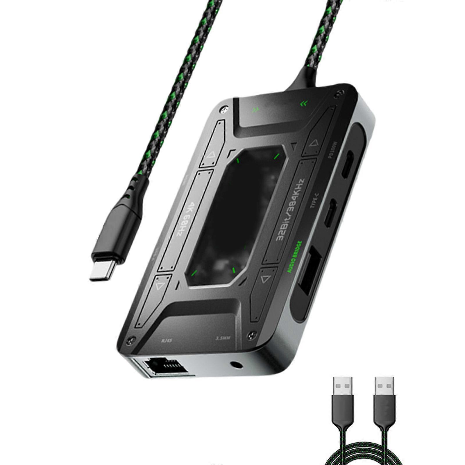 Konwerter słuchawek do adaptera słuchawkowego DS7 / DS7Pro Stacja dokująca 1000 Mb / s Ethernet PD100W i transfer danych 5 Gb / s