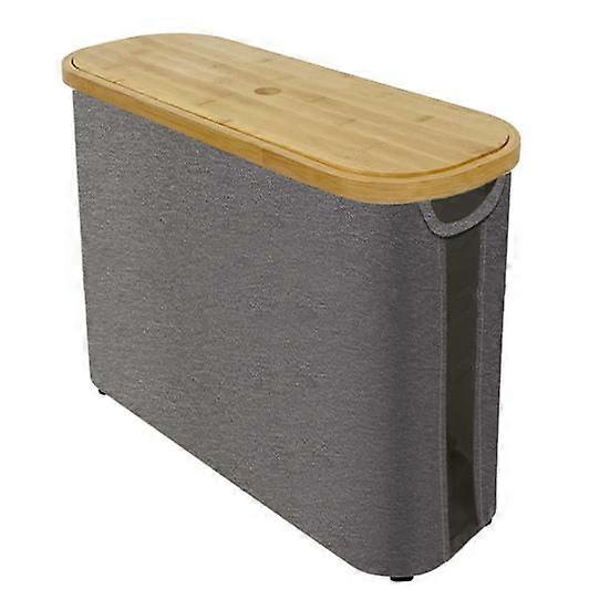 Toilet Paper Storage Basket Organizer with Lid Dustproof Large Capacity Bathroom Toilet Paper Storage Organizer Free Standing Holder