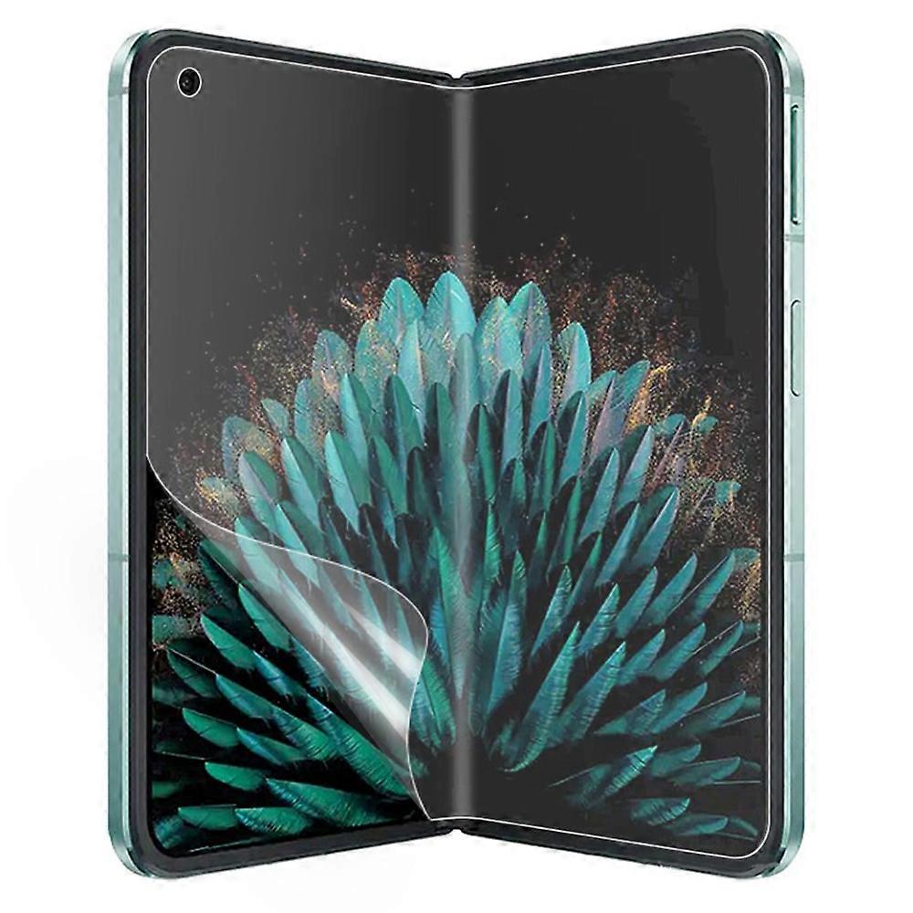 For Oppo Find N2 5G Full Coverage Soft Hydrogel TPU Inner Large Protector Ultra Clear