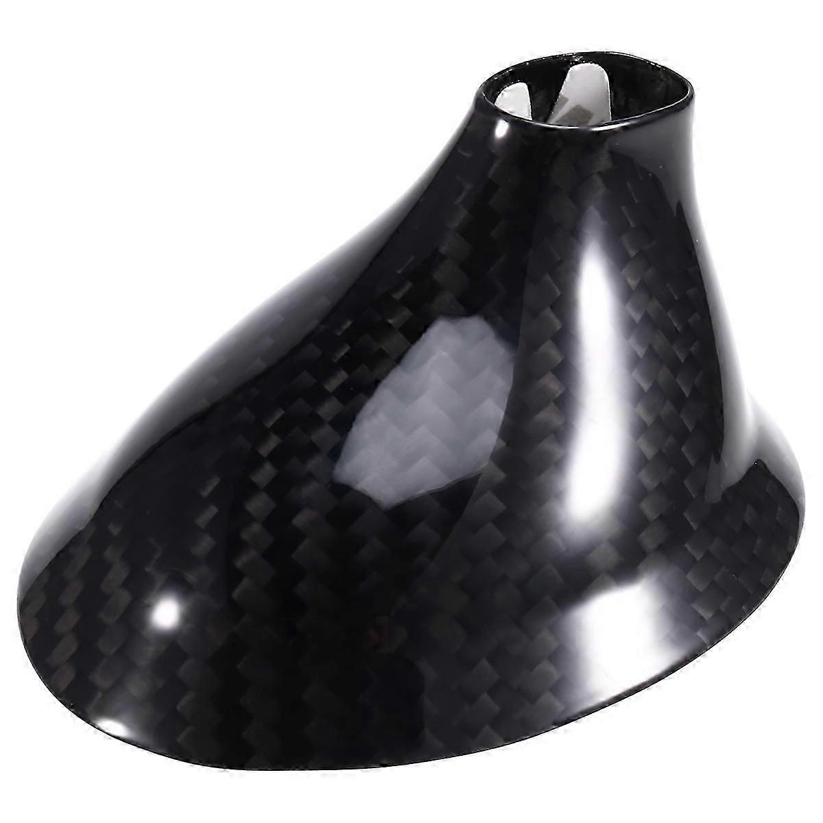 Real Hard Carbon Fiber Car Antenna Fin Cover Roof Fin Antenna Cover Sticker for 595 2012+ jn