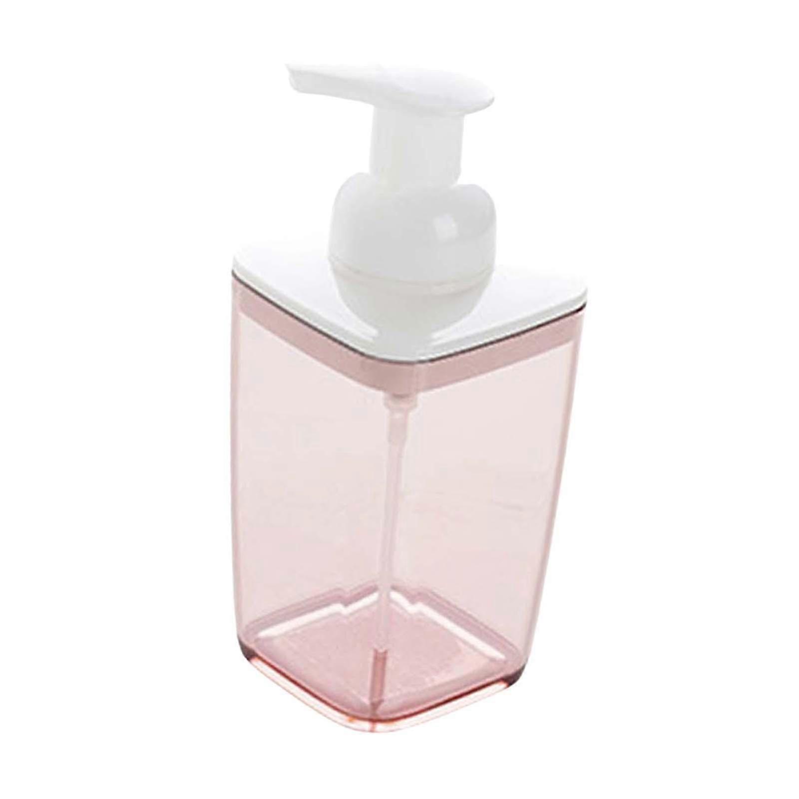 420ml Liquid Hand Soap Container Portable Clear Refillable Pump Bottle Facial