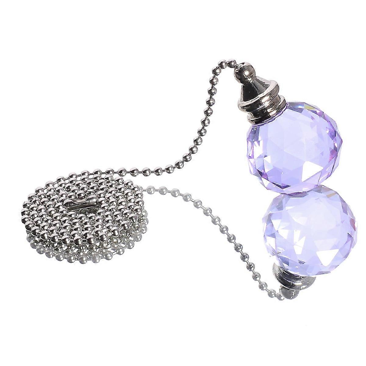 Decorative Ceiling Fans Enhancement, Artificial Crystal Fan Pull Chain Extension, Hanging Pendants With Exquisite Details, Easy To Install, Durable