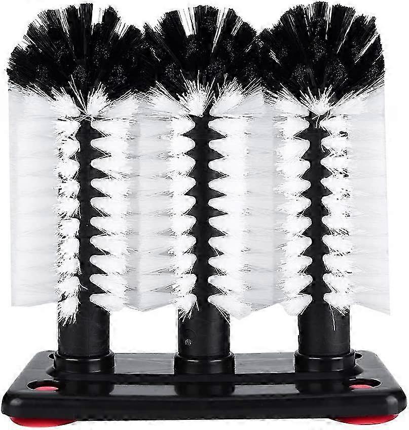 Cup brush, with suction - cup installation for solid adsorption, ideal for cleaning cups effectively