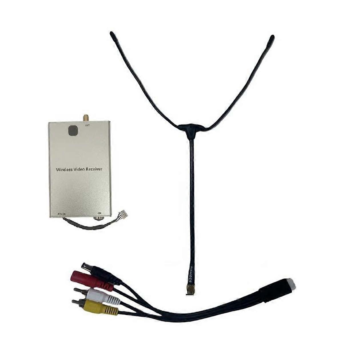 40KM VRX FPV Videoempfänger 500Mhz Wireless Analog Video Receiver Übertragung mit großer Reichweite