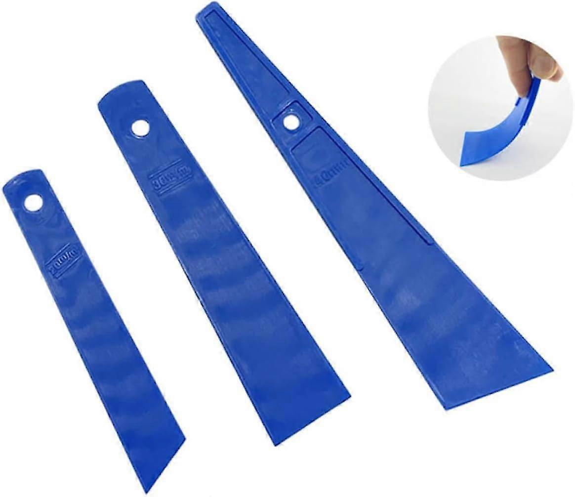 1 Set 3 Pcs Scraper Plastic car Squeegee Window Squeegee Vinyl Wrapping Tools Film applicator Tool Windows Tint Film
