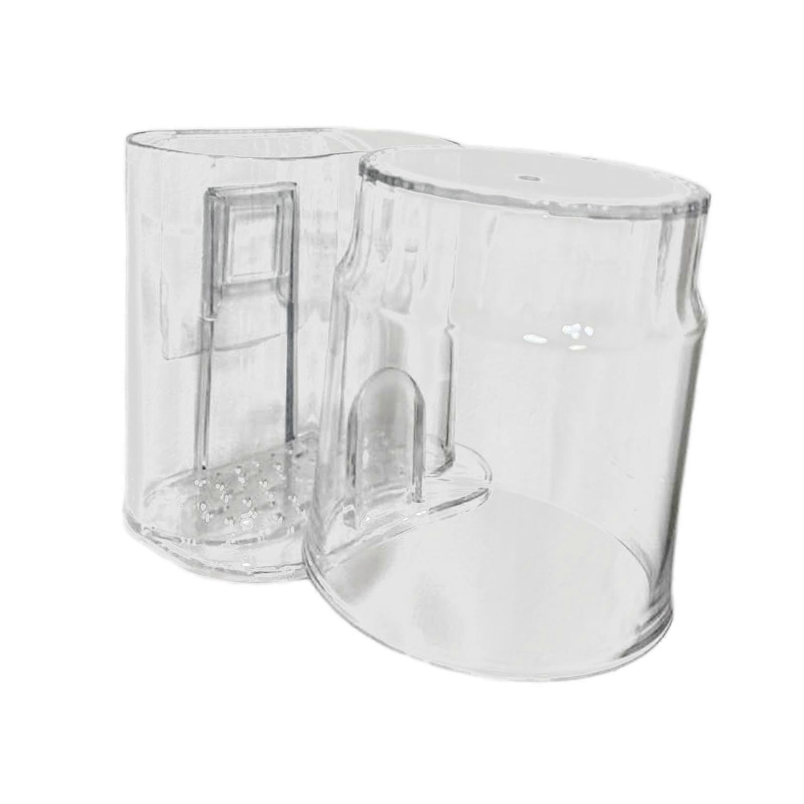 Toothbrush Holder with Cup Self Draining Design Practical Space Saving Easy