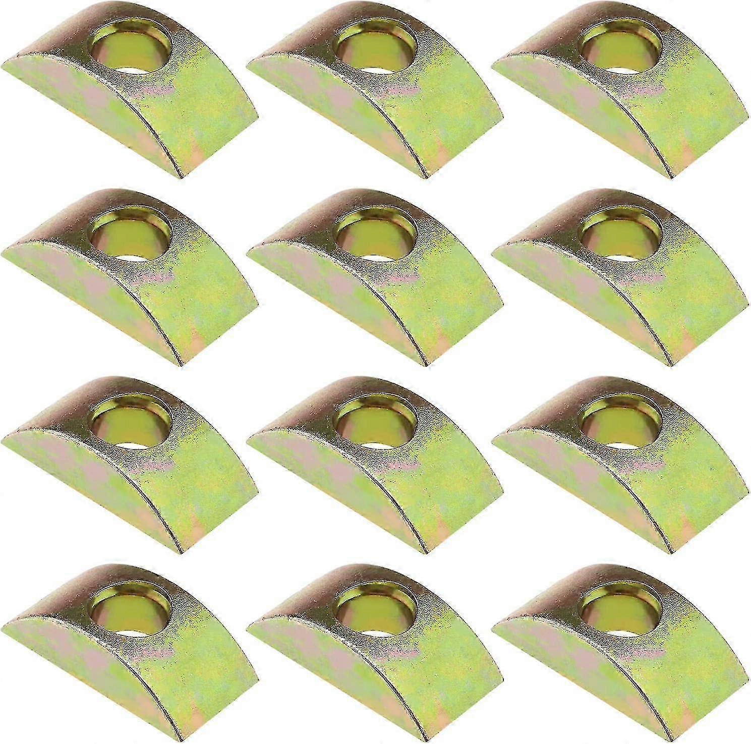 40PCS Half Moon Nuts Furniture Connector Nuts Spacer Washer for Connect Furniture Bed-In stock Edition 1110