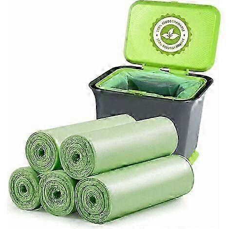 Bolsas de basura biodegradables compostables de 20 litros 100 bolsas