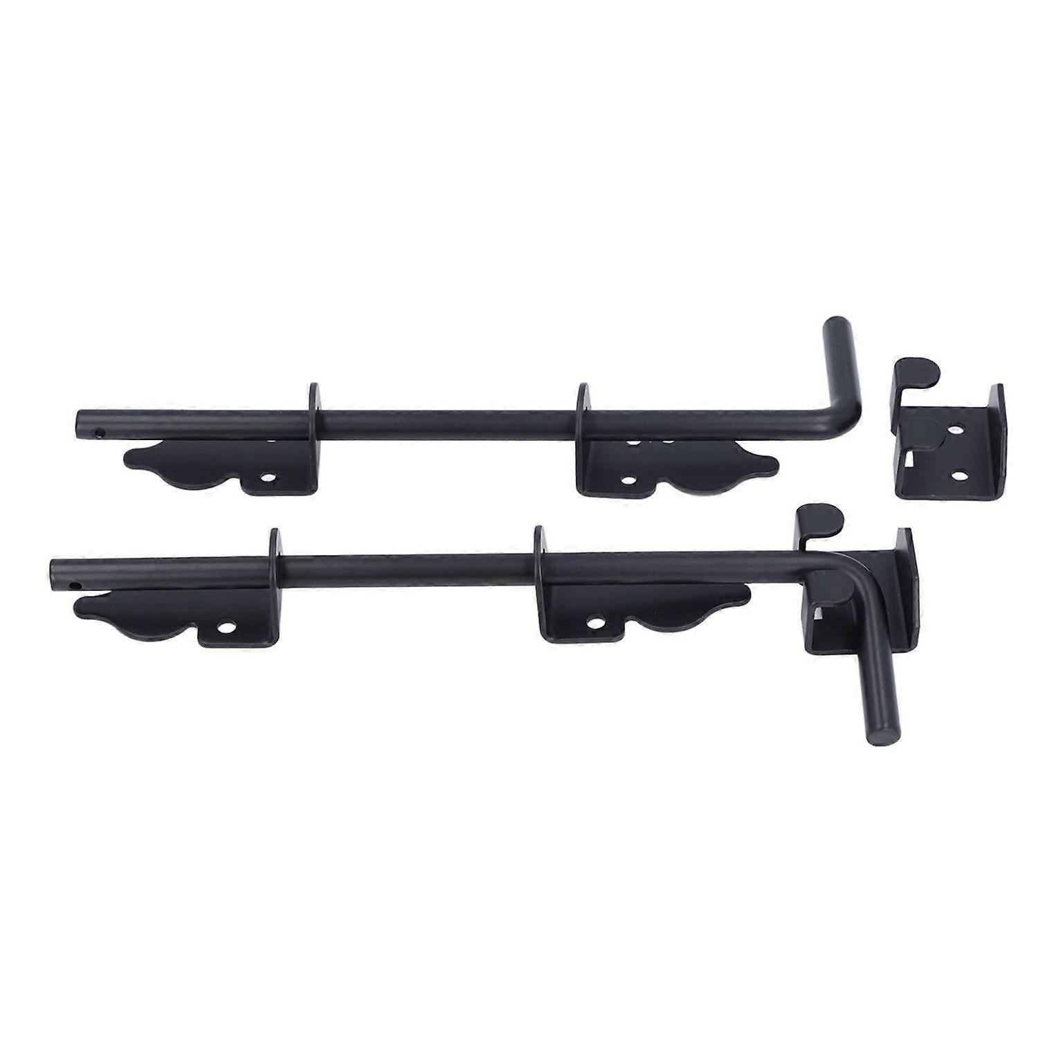 Metal Gate Ground Latch with Cane Bolt and Drop Rod