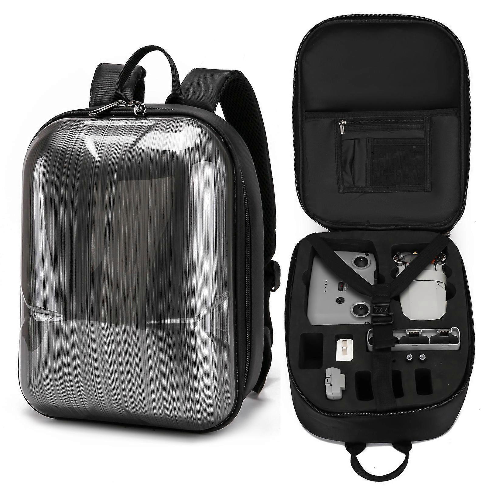 Waterproof Backpack Shoulders Turtle Shell Storage Bag for DJI Mavic Mini 2 For DJI Mavic Mini 2(Black Liner)