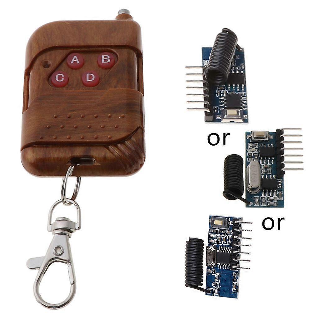RF Wireless Remote Control 433 MHz 4 Channel with Decoding Module Board