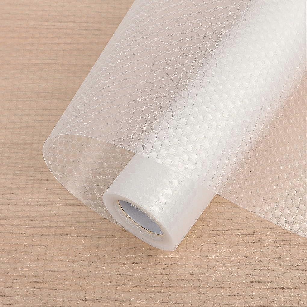 1 Clear Non-Slip Washable Non-Adhesive Strong Grip Oil-Proof Shelf and Drawer Liner for Kitchen Shelves 17.7'x236'