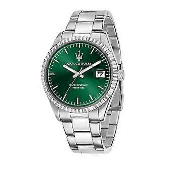 Maserati Competizione herenhorloge - R8853100043 zilverkleurige stalen armband