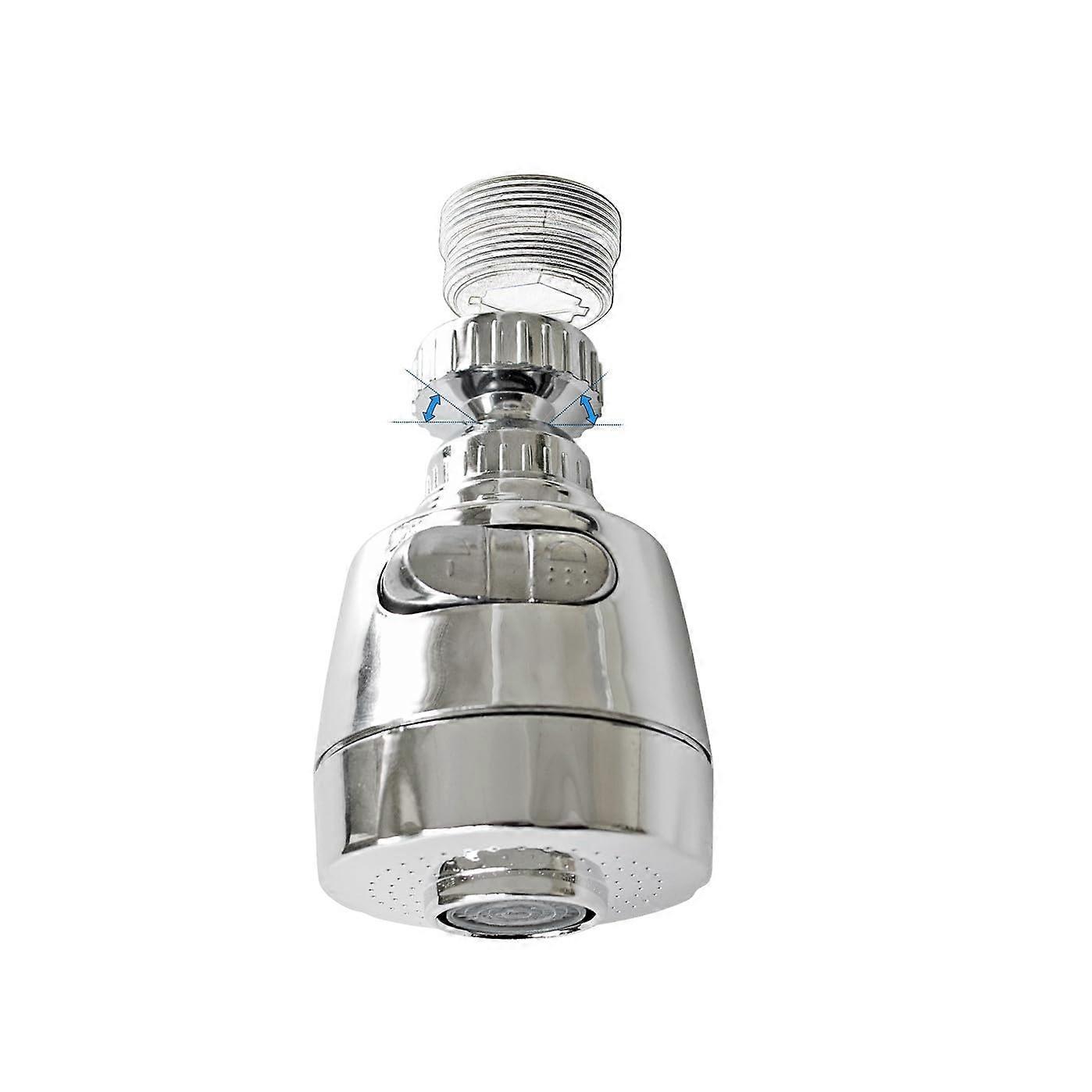 Kitchen Sink Aerator Extension Flexible ABS Sprayer Anti-Splash Head Bubble Mode 2-Mode Short Pack Of 4