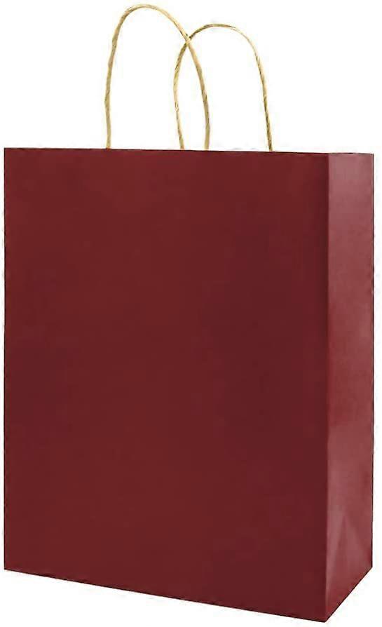 20 Pack15*8*21CM Small Paper Bags with Handles BulkRed
